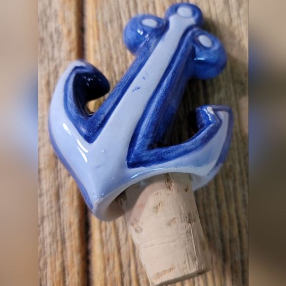Brand New Never Used. Ceramic Anchor Wine Cork. - Picture 2 of 5